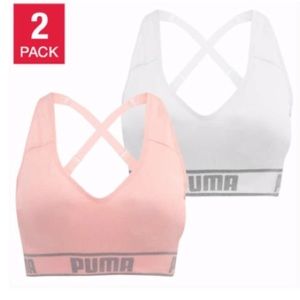 (2) PUMA Sports Bras with Adjustable straps